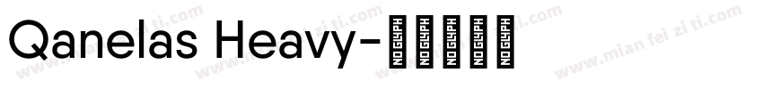 Qanelas Heavy字体转换